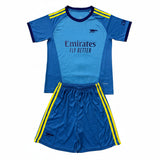 Arsenal 26/27 Blue/Yellow Goalkeeper Kids Jersey Set
