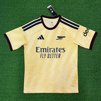 Arsenal 26/27 Classic Yellow/Blue Trim 3rd Away Jersey