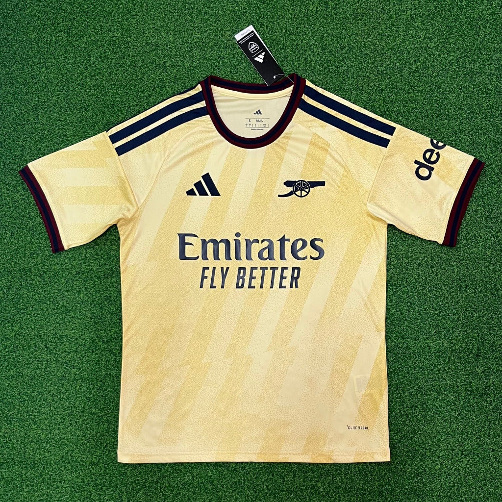 Arsenal 26/27 Classic Yellow/Blue Trim 3rd Away Jersey