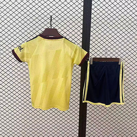 Arsenal 26/27 Classic Yellow/Blue Trim 3rd Away Kids Jersey Set
