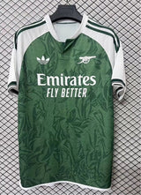 Arsenal 26/27 Green/White/Black Stripes Third Jersey