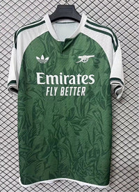 Arsenal 26/27 Green/White/Black Stripes Third Jersey