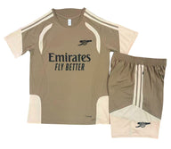 Arsenal 26/27 Khaki Training Kids Jersey Set