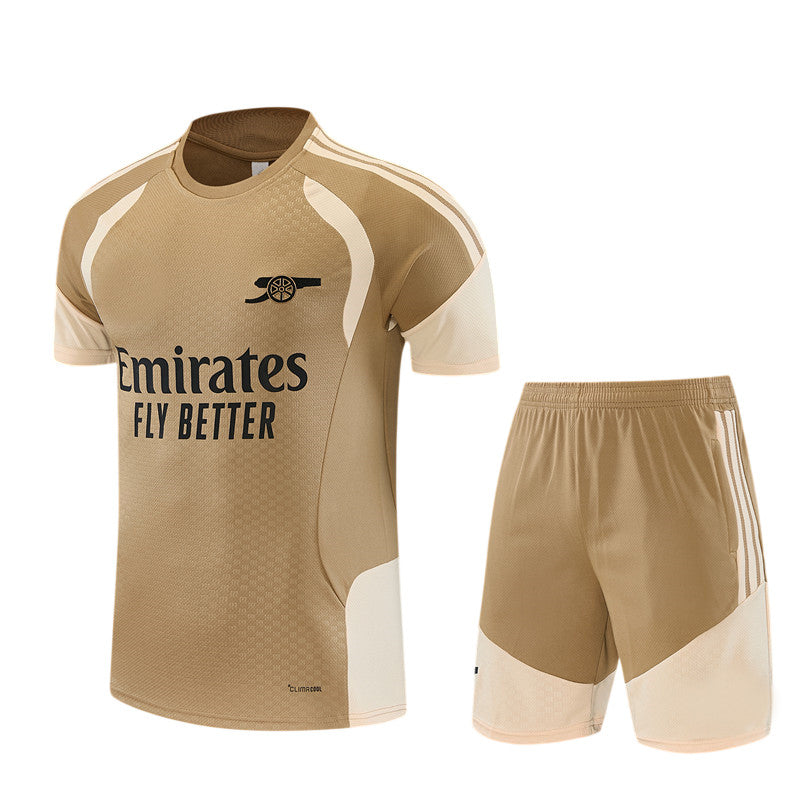Arsenal 26/27 Khaki Training Kids Jersey Set