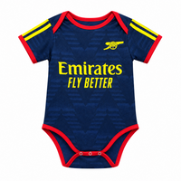 Arsenal 26/27 Navy Blue/Yellow Away Baby Bodysuit Jersey