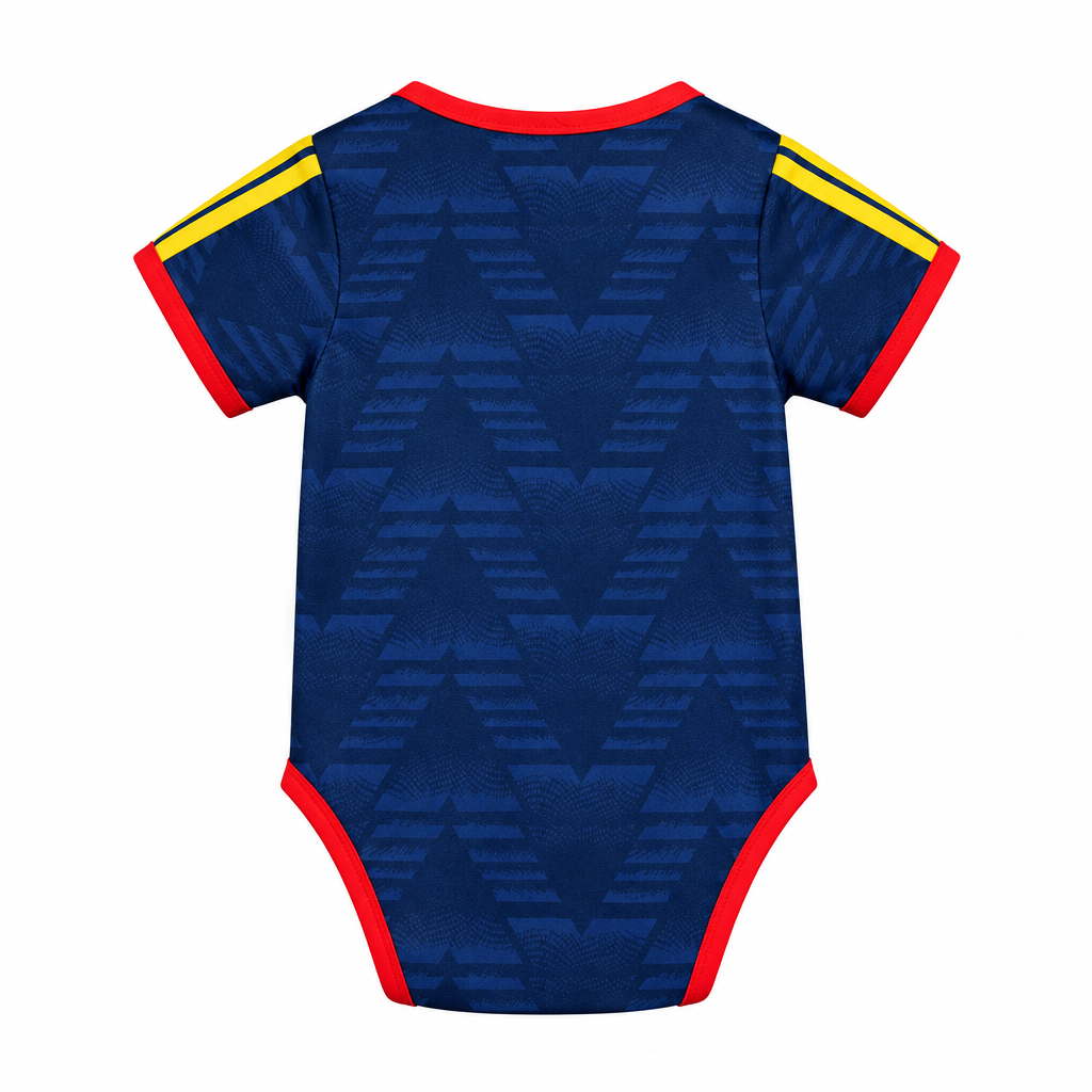 Arsenal 26/27 Navy Blue/Yellow Away Baby Bodysuit Jersey