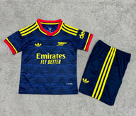 Arsenal 26/27 Navy Blue/Yellow Away Kids Jersey Set