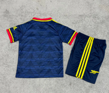 Arsenal 26/27 Navy Blue/Yellow Away Kids Jersey Set