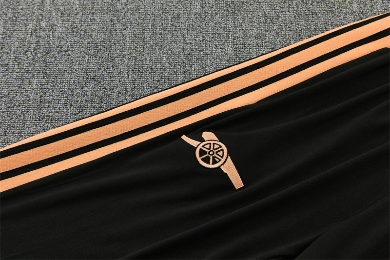 Arsenal 26/27 Orange with Black Training Tracksuit Set