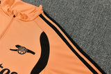 Arsenal 26/27 Orange with Black Training Tracksuit Set