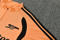 Arsenal 26/27 Orange with Black Training Tracksuit Set