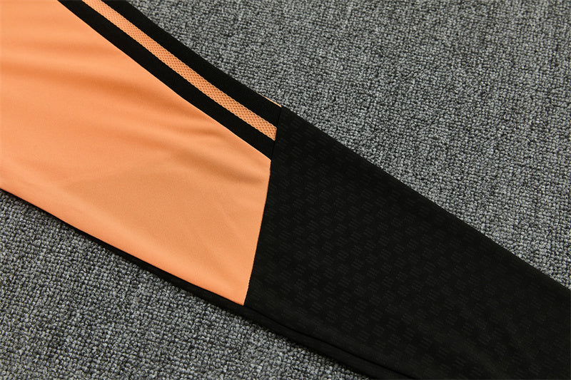 Arsenal 26/27 Orange with Black Training Tracksuit Set