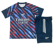 Arsenal 26/27 Red/Blue and White Camo Training Kids Jersey Set