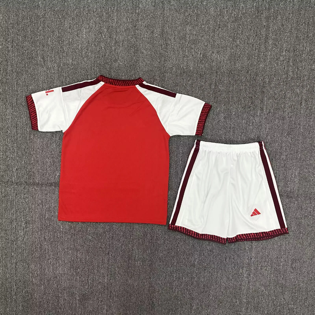 Arsenal 26/27 Red/White Home Kids Jersey Set