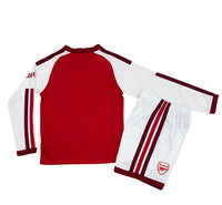 Arsenal 26/27 Red/White Home Long Sleeve Kids Jersey Set