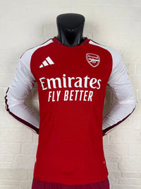 Arsenal 26/27 Red/White Home Player Version Long Sleeve Jersey