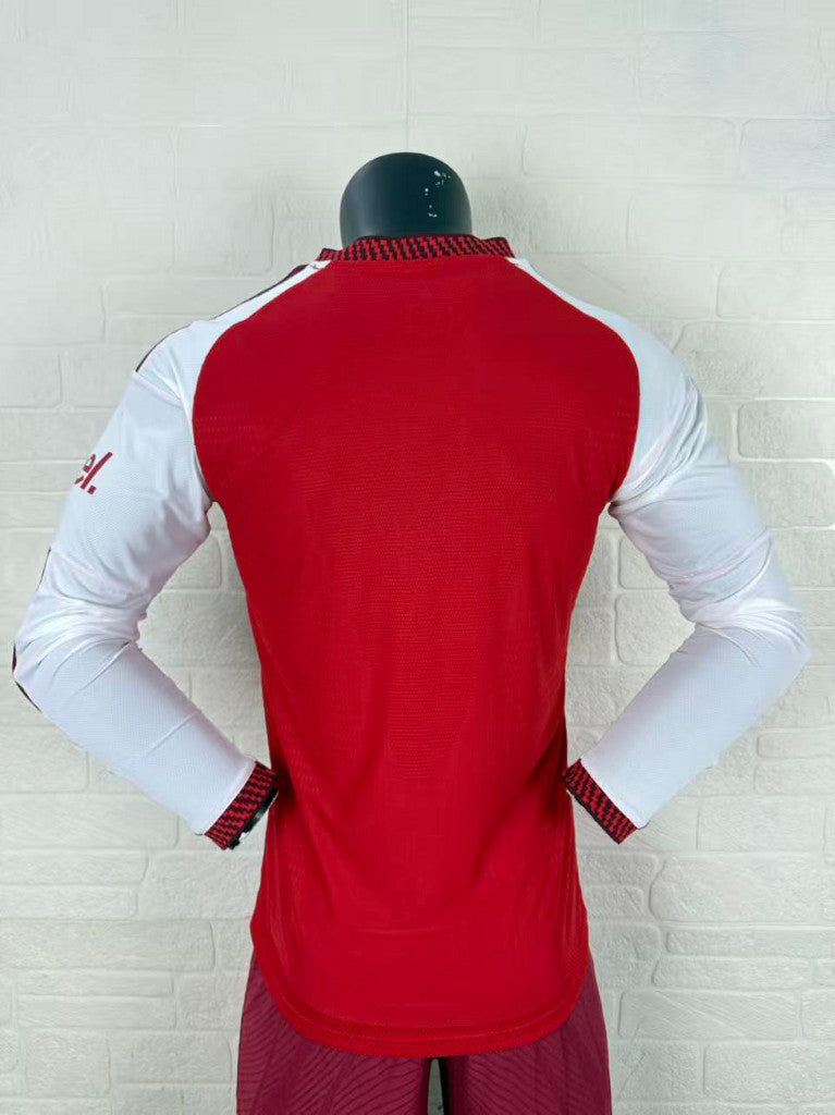 Arsenal 26/27 Red/White Home Player Version Long Sleeve Jersey