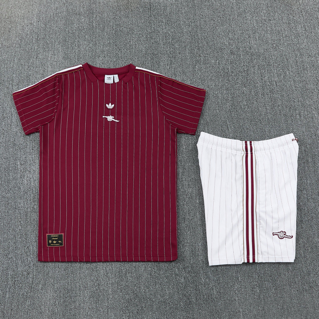 Arsenal 26/27 Red/White Pinstripe Jersey