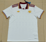 AS Roma 25/26 White Red Collar Jersey