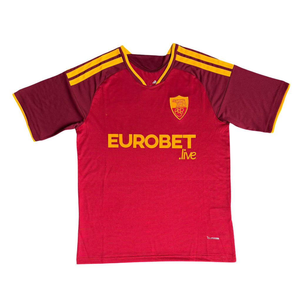 AS Roma 26/27 Red/Yellow Stripes Home Jersey