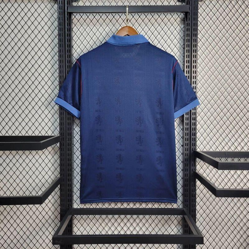 Aston Villa 1995/96 Retro Blue Second Away Jersey