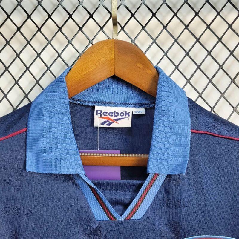 Aston Villa 1995/96 Retro Blue Second Away Jersey