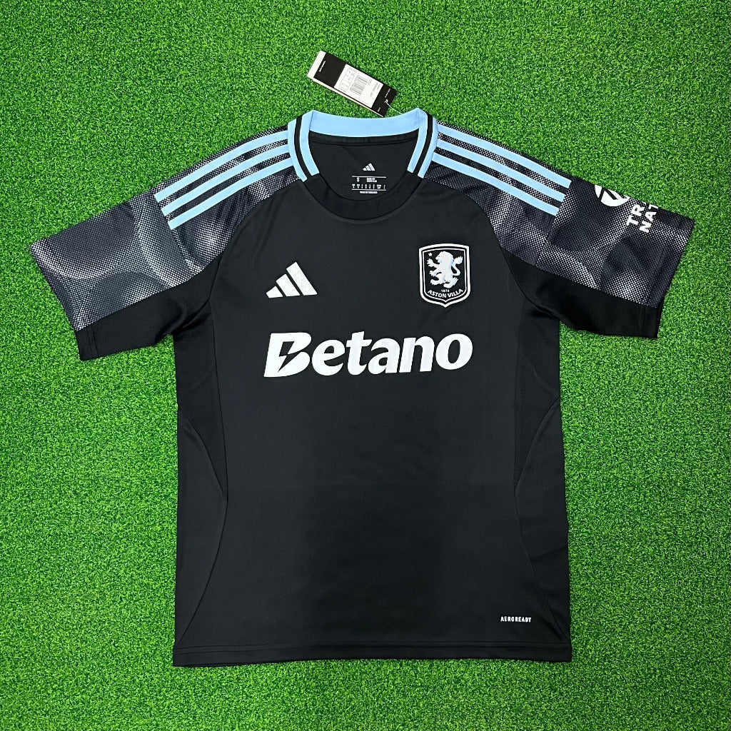 Aston Villa 25/26 Black Away Jersey