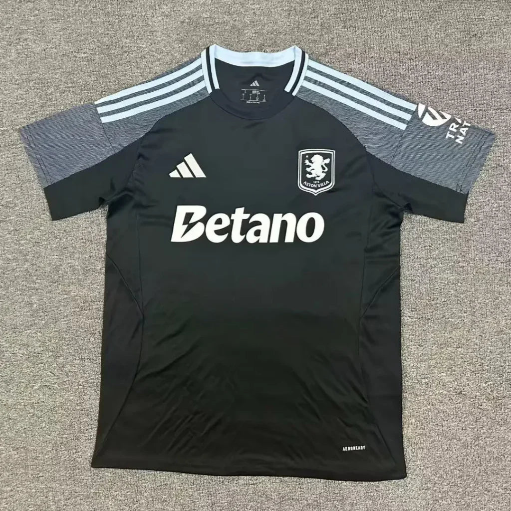 Aston Villa 25/26 Black/Gray Away Jersey