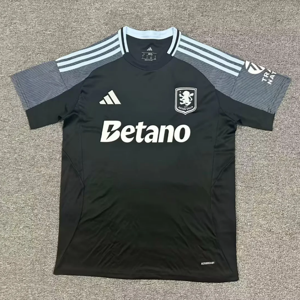 Aston Villa 25/26 Black/Gray Away Jersey