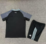 Aston Villa 25/26 Black/Gray Away Kids Kit