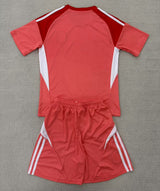 Aston Villa 25/26 Goalkeeper Kids Red Jersey Set