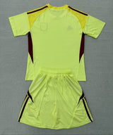 Aston Villa 25/26 Goalkeeper Kids Yellow Jersey Set