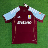 Aston Villa 25/26 Red/Blue Home Jersey