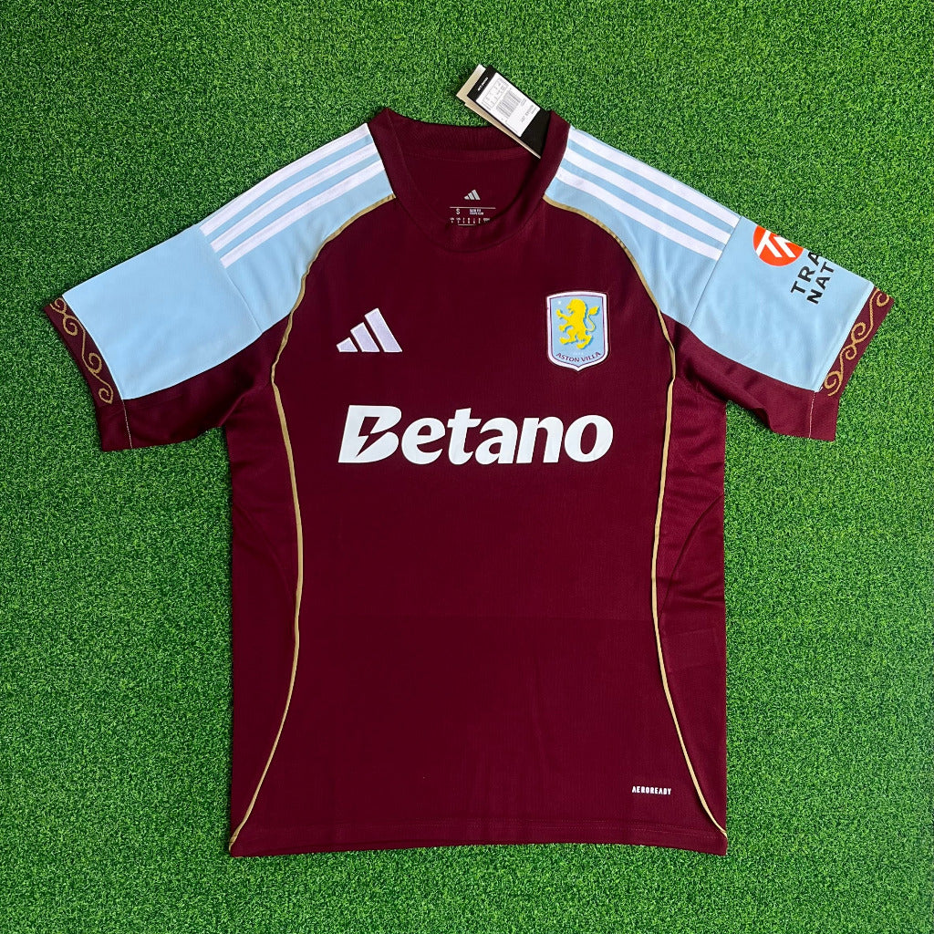 Aston Villa 25/26 Red/Blue Home Jersey