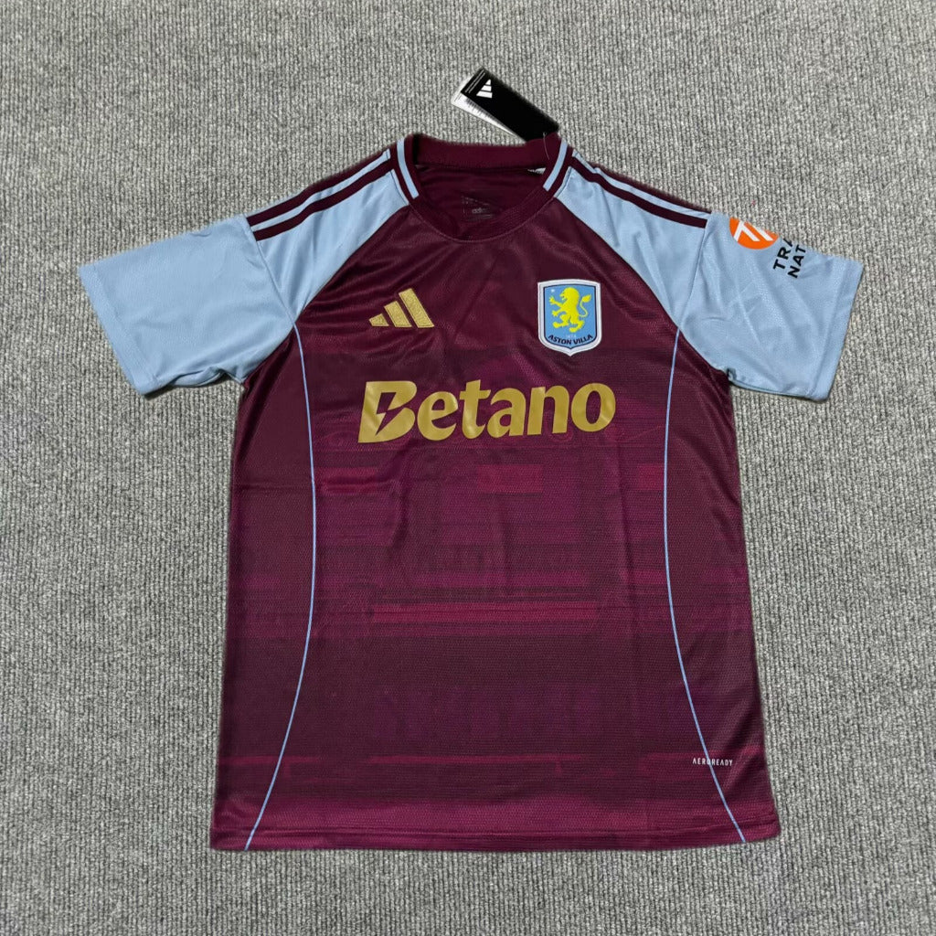 Aston Villa 25/26 Red/Blue Home Player Jersey