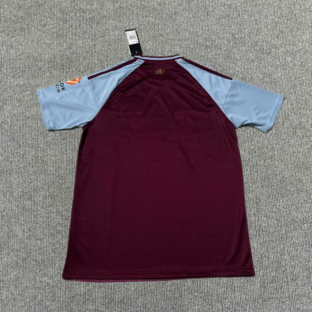 Aston Villa 25/26 Red/Blue Home Player Jersey