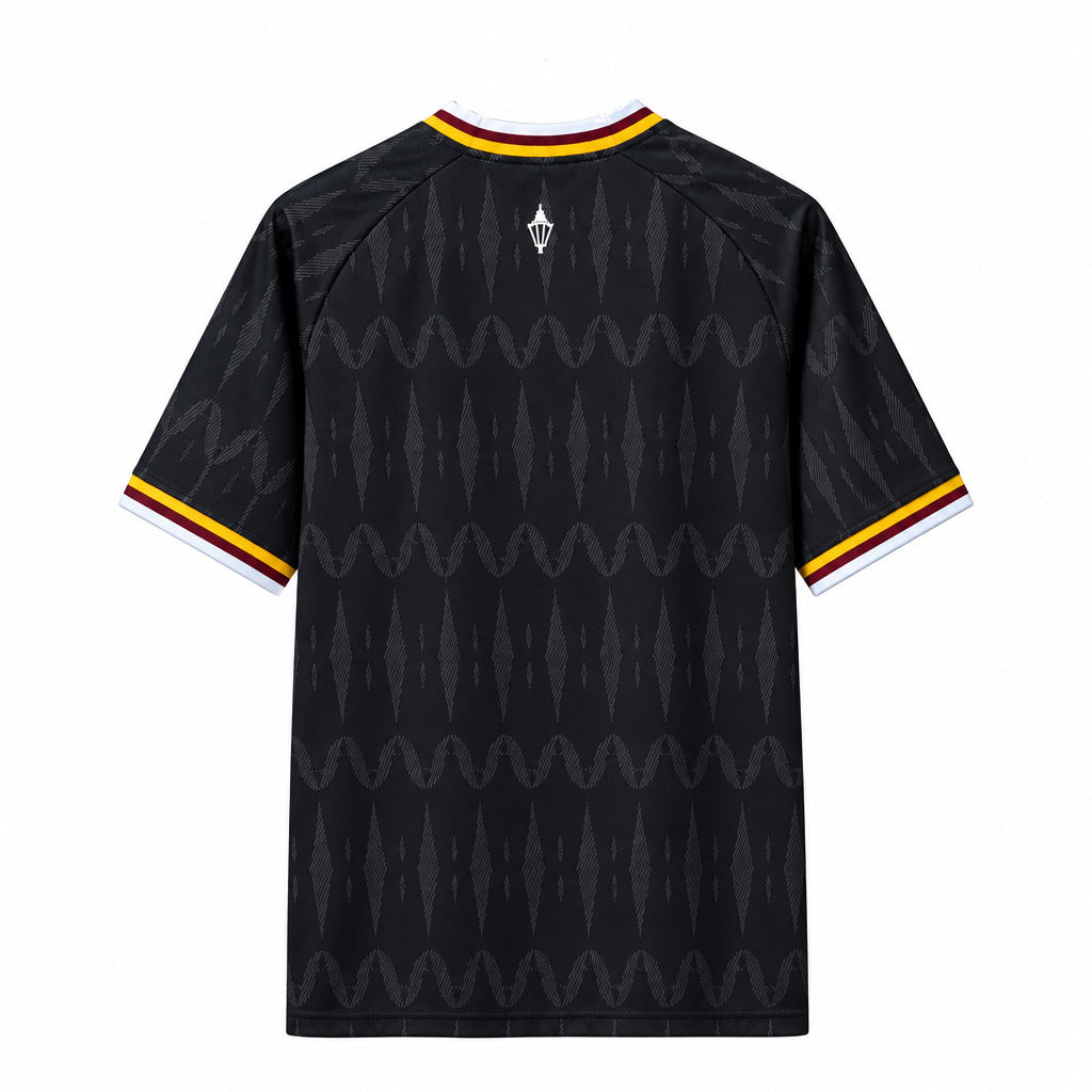 Aston Villa 26/27 Black/Yellow Stripes Away Jersey