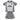 Aston Villa 26/27 Grey/Black/White Stripes Goalkeeper Kids Jersey Set