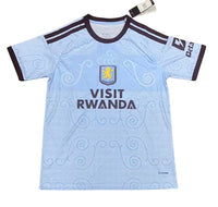 Aston Villa 26/27 Light Blue/Black Stripes Away Jersey