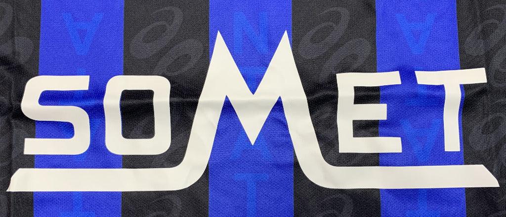 Atalanta 1996/97 Vintage Retro Blue Home Jersey