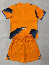 Atalanta 25/26 Orange/Blue Third Kids Jersey Set