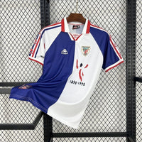 Athletic Bilbao 1997/98 Retro White/Blue Away Jersey