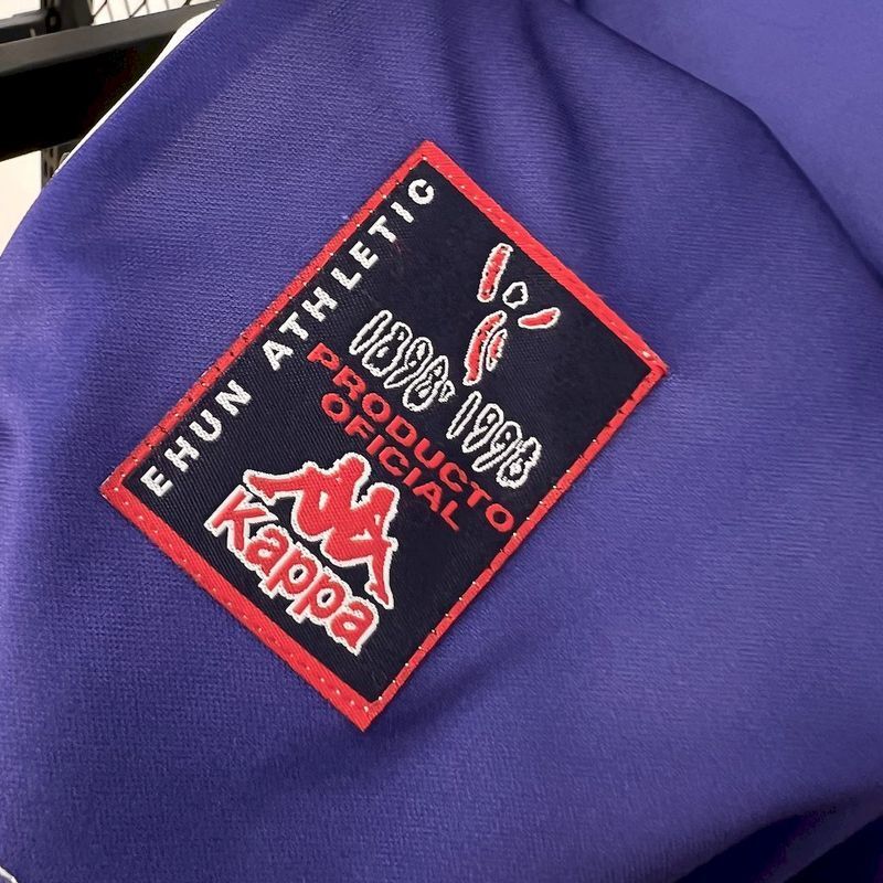 Athletic Bilbao 1997/98 Retro White/Blue Away Jersey