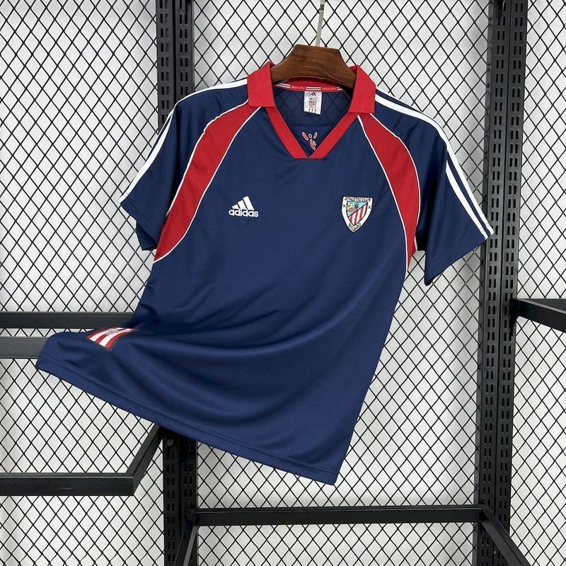 Athletic Bilbao 1999/00 Retro Blue/Red Away Jersey