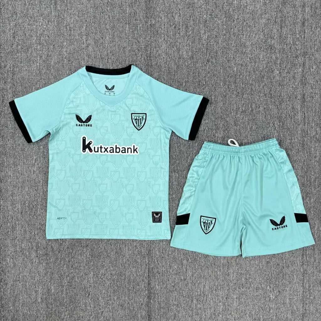 Athletic Bilbao 25/26 Blue Third Away Kids Kit