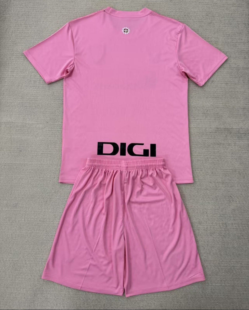 Athletic Bilbao 25/26 Pink Goalkeeper Kids Jersey Set