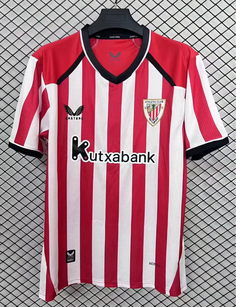Athletic Bilbao 26/27 Classic Red/White Stripes Home Jersey