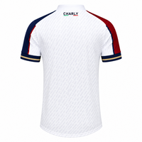 Atlante 26/27 White/Blue and Red Horizontal Chest Stripe Away Player Version Jersey