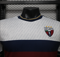 Atlante 26/27 White/Blue and Red Horizontal Chest Stripe Away Player Version Jersey