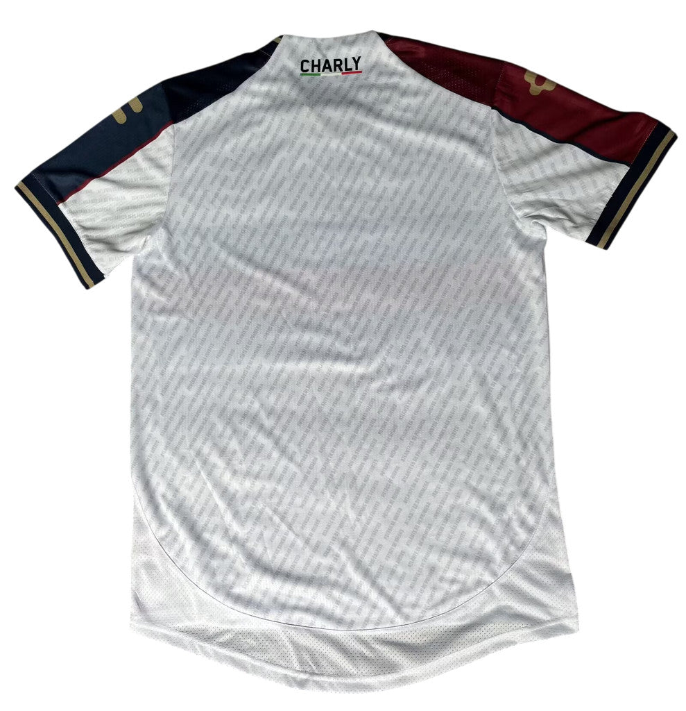 Atlante 26/27 White/Blue/Red Chest Stripe Away Jersey